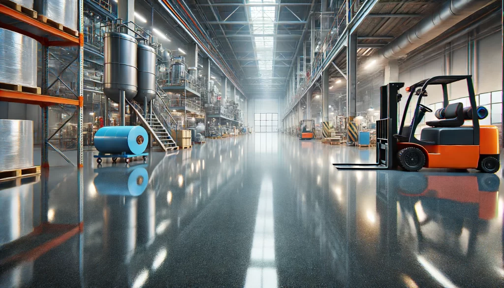 Suelos epoxi en entornos industriales